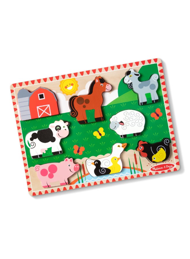 Melissa & Doug لعبة بازل المزرعة السميكة - Image 3