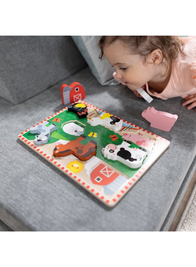 Melissa & Doug لعبة بازل المزرعة السميكة - Image 2