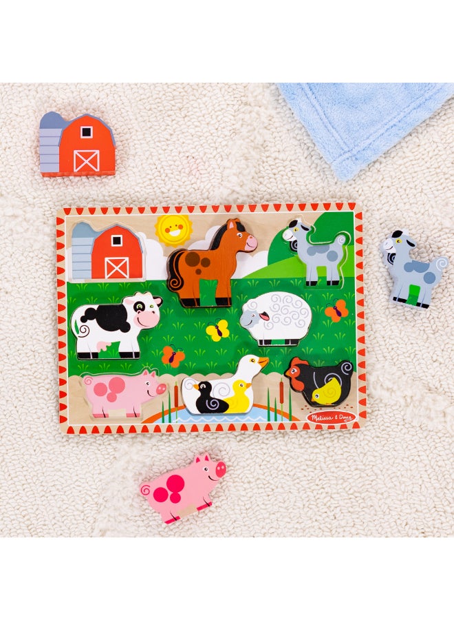 Melissa & Doug لعبة بازل المزرعة السميكة - Image 4