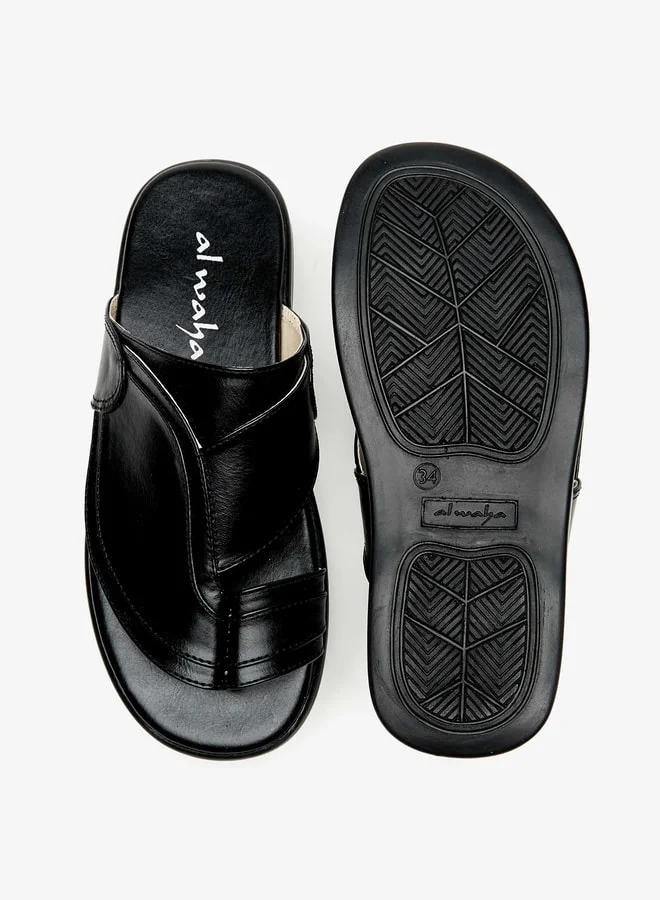 Al Waha Boys Solid Slip-On Arabic Sandals