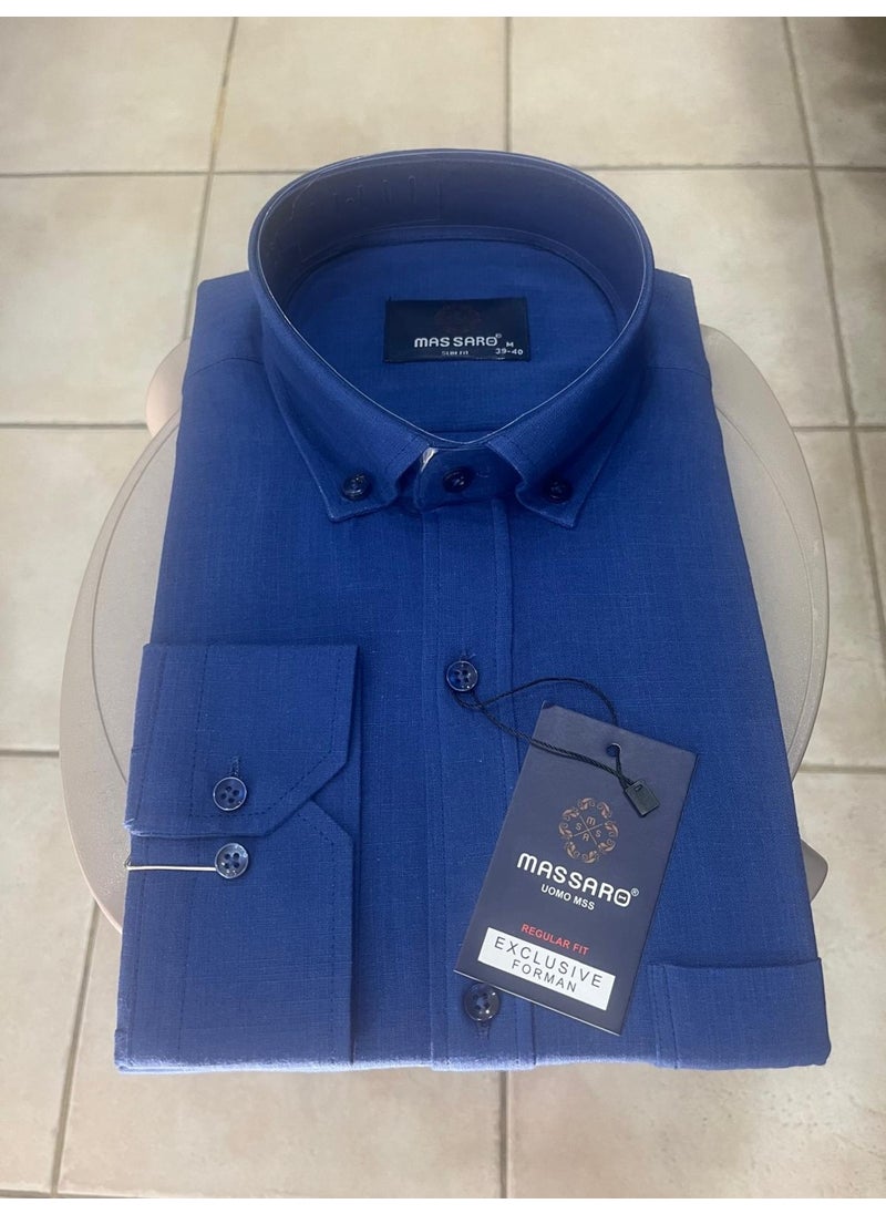 Massaro Linen Cotton Shirt  - Image 3
