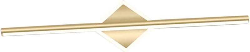 POPETPOP Creative LED Vanity Mirror Light Gold Wall Lamp with Three Color Modes Energy Saving Bathroom Sconce for Makeup Bedroom Hallway Fixture - Image 1