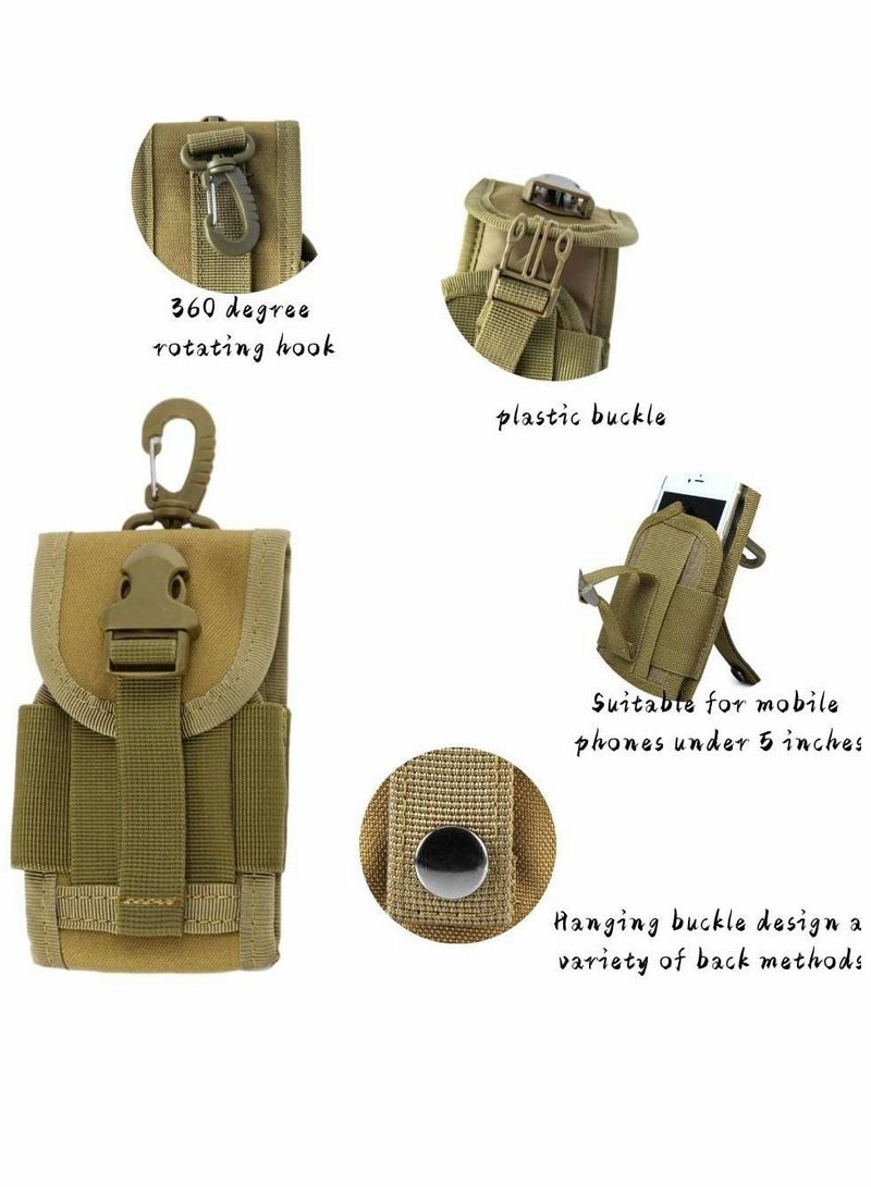 Excefore Phone Pouch Practical Cell Phone Pouch Holder Belt Attach Cell Phone Universal Outdoor Pack for Sports Hiking Camping Travel - Image 4
