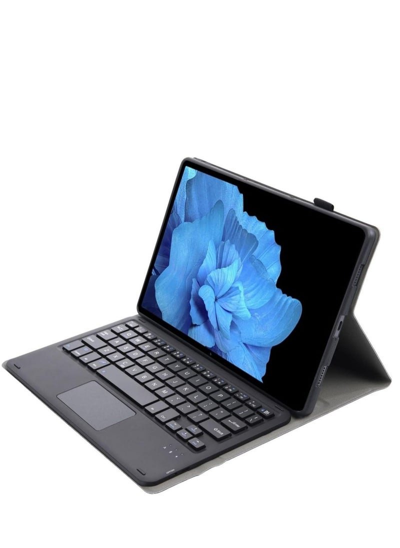 Generic - Arabic and English Touchpad Keyboard Case Compatible with Lenovo Tab K11 Plus 11.45-inch (Model TB352FU) 2024 Magnetic Removable Wireless Keyboard Cover - Image 1