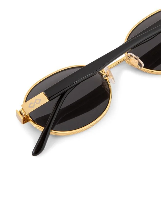 KAREN WAZEN Sam Oval Sunglasses