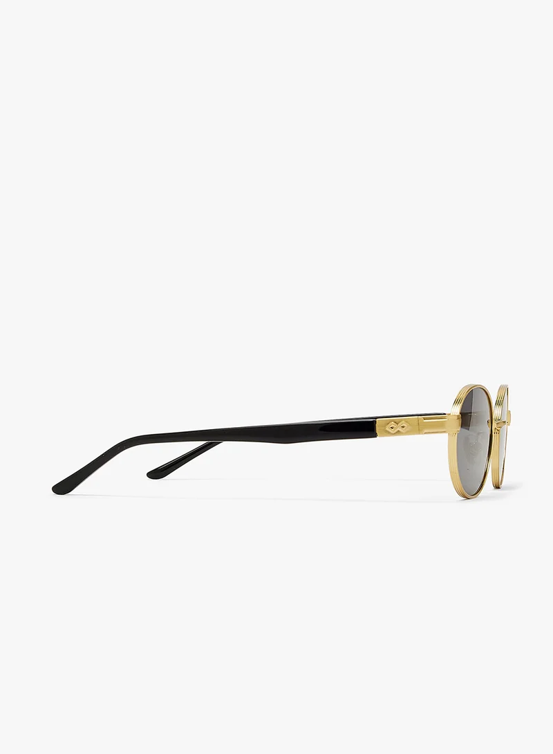 KAREN WAZEN Sam Oval Sunglasses