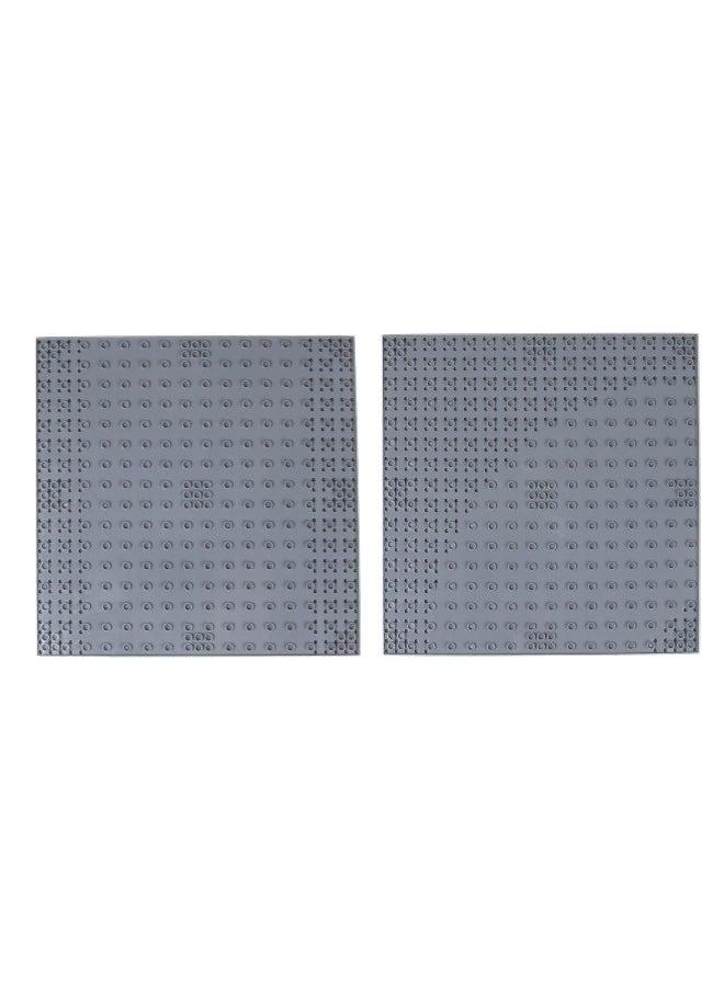 Strictly Briks Strictly Briks Toy Building Block Classic Baseplates 10â€ x 10â€ Building Brick Base Plate Toy Kit for Kid, Building Bases for City Roads, Towns, Garages and More, 4 Pc, 2 Straight and 2 Curved  - Image 2