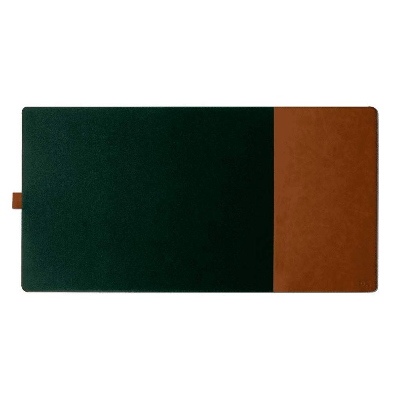 Daily Objects حصيرة مكتب Turf 2.0 | شعور سلس للغاية للألعاب في المنزل والمكتب | جلد نباتي | حل العمل من المنزل للكمبيوتر المحمول ولوحة المفاتيح والفأرة | قابلة للعكس ومضادة للانزلاق ومقاومة للماء - أخضر - Image 3