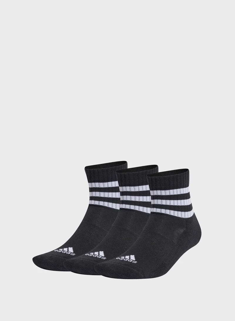 Adidas 3 Pack Crew Socks