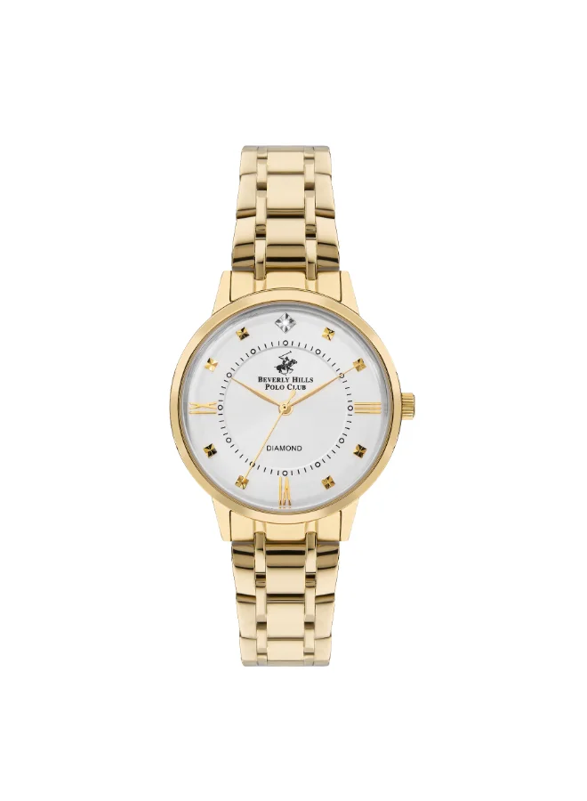 بيفرلي هيلز بولو كلوب BEVERLY HILLS POLO CLUB Women's Analog Silver Dial Watch - BP3388C.130