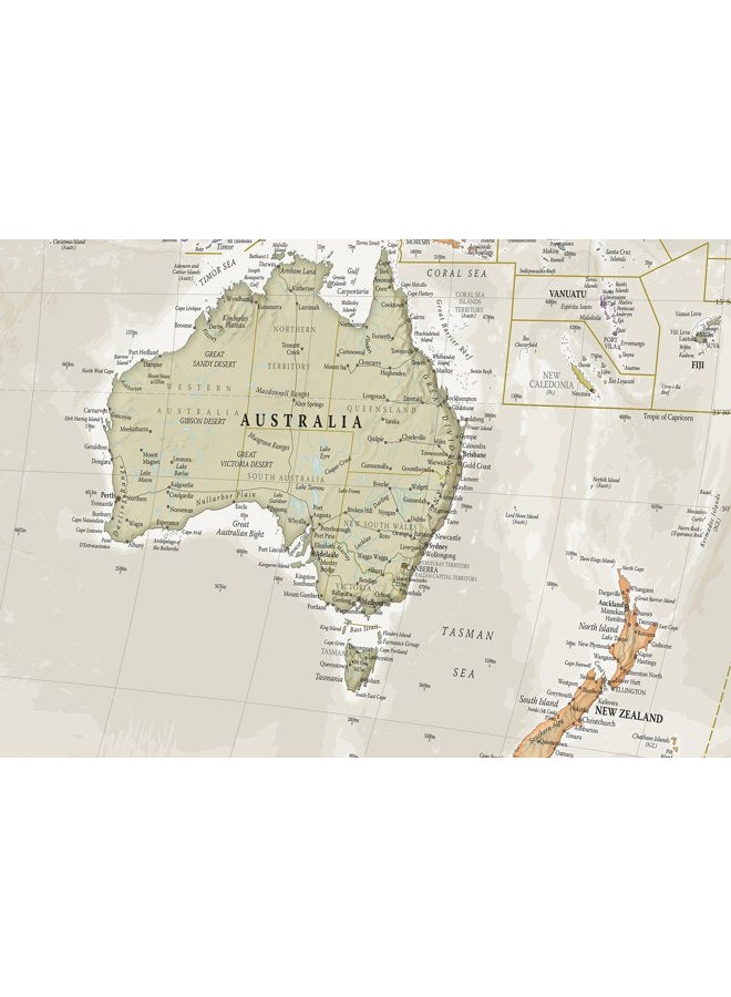 Maps International Classic World Wall Map - Map of The World - Image 5