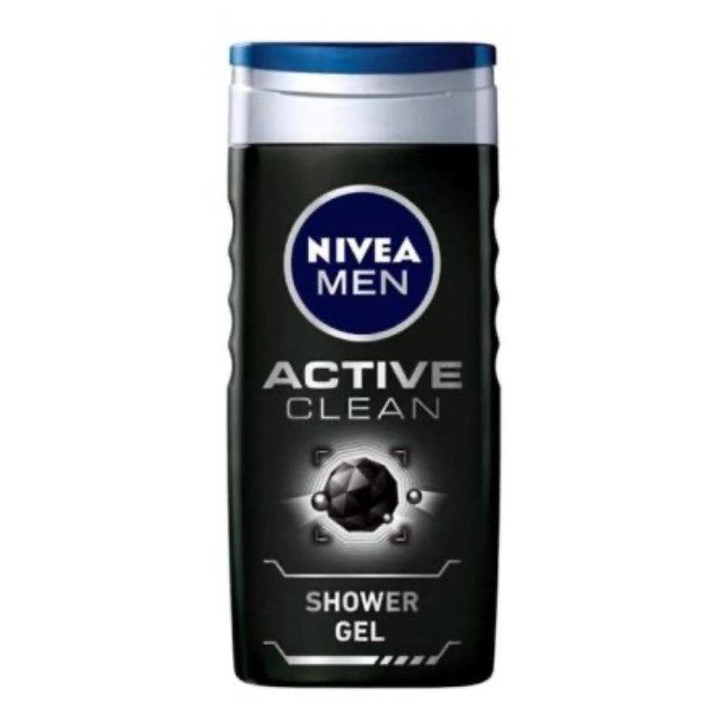 Nivea Men Shower Gel Active Clean Charcoal 250 Ml