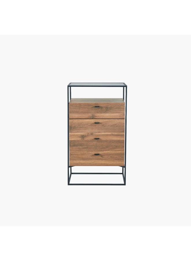 Home Box Ruby NXT Chest of 4-Drawers  - Image 3