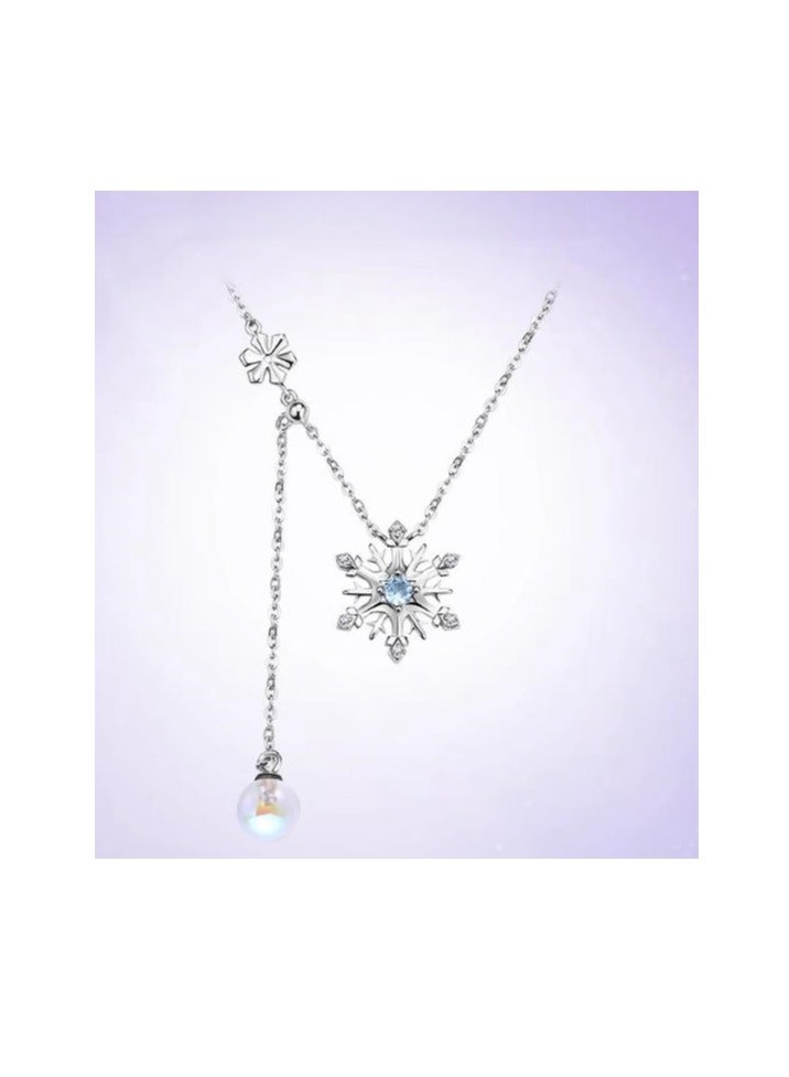 Disney Necklace Women's New Light Luxury Niche Exquisite High-Class Pure Silver Qixi Gift  - Image 2