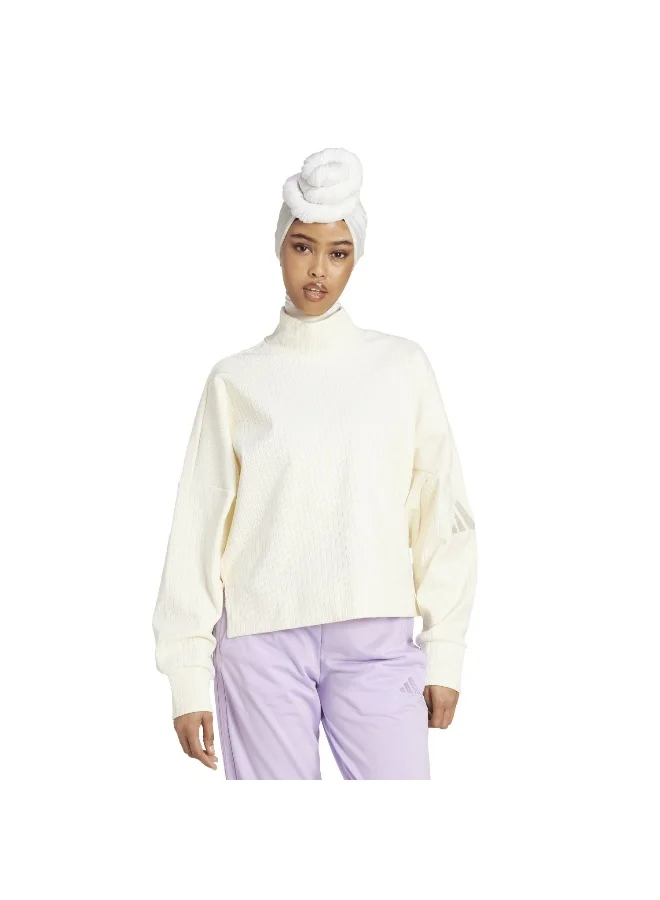 adidas W All Szn W Cre Beige Training Sweatshirts For Women XS