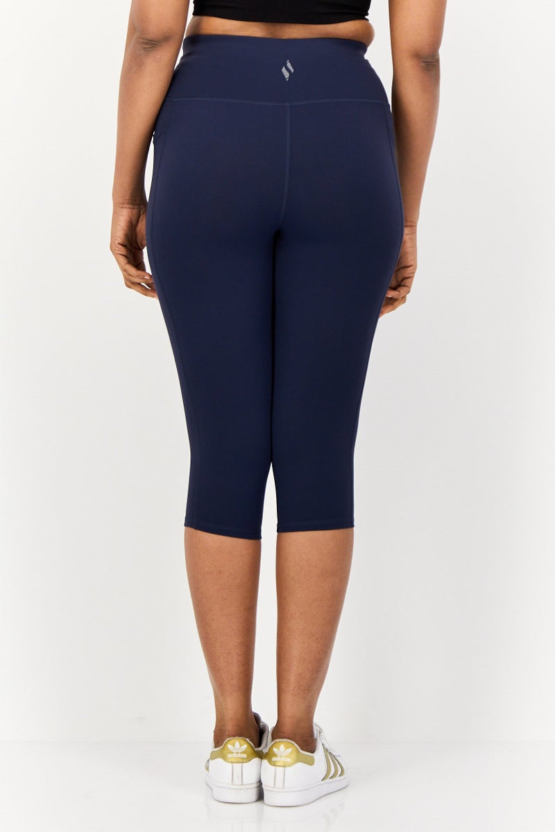 SKECHERS Women Sportswear Fit Outdoor Capri Leggings , Navy - Image 3