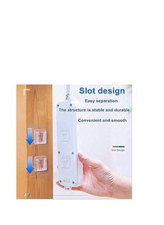 Spaceshoop Double-Sided Adhesive Wall Hooks - Wall-Sticking Hooks Without Punching 4pcs  - Image 3