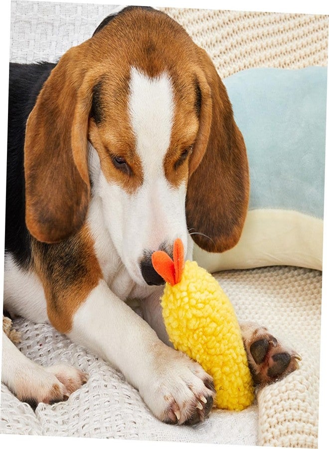 BUGUUYO Dog Vocalizing Chew Toy Plush Pet Comfort Plaything for Healthy Teeth Gums Interactive Stress Relief for Cats and Dogs 2 Pack 5.11X2.36X1.96In - Image 4
