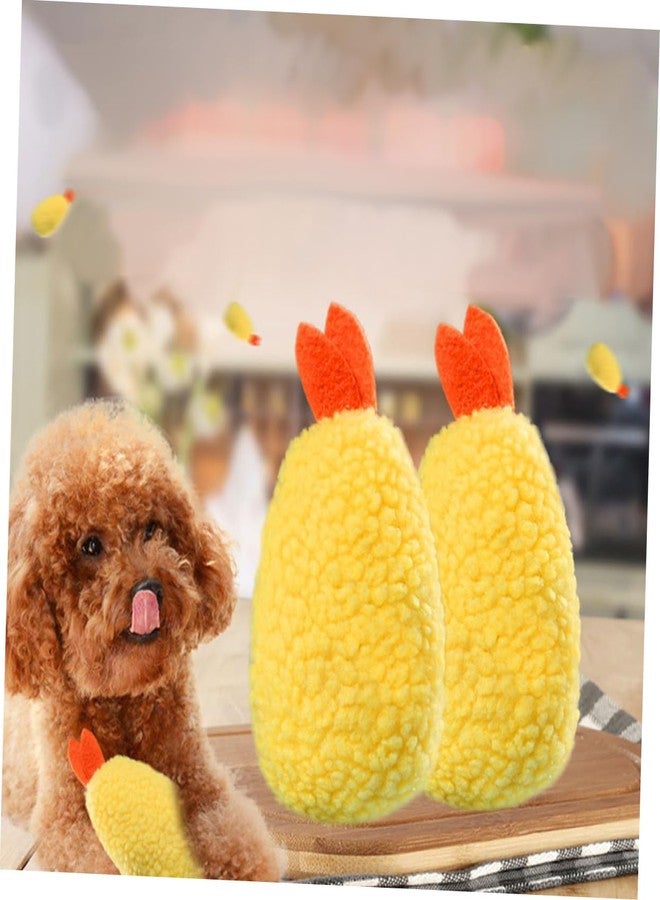 BUGUUYO Dog Vocalizing Chew Toy Plush Pet Comfort Plaything for Healthy Teeth Gums Interactive Stress Relief for Cats and Dogs 2 Pack 5.11X2.36X1.96In - Image 5