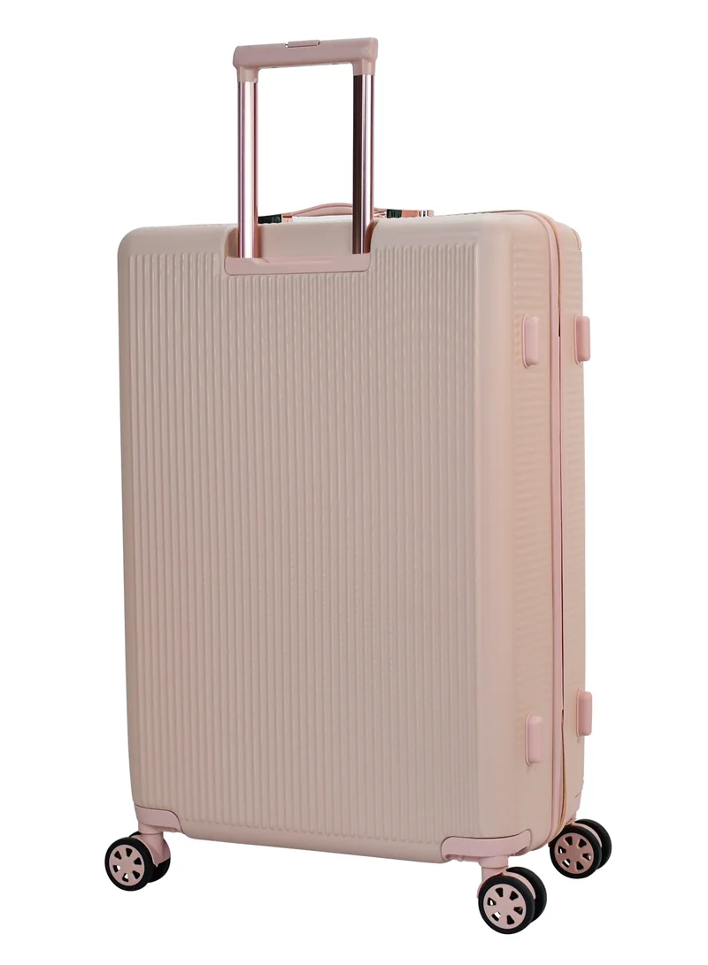 SENATOR Hard Case Trolley Luggage Set For Unisex ABS Lightweight 4 Double Wheeled Suitcase With Built In TSA Type lock A5123 Set Of 4 Milk Pink