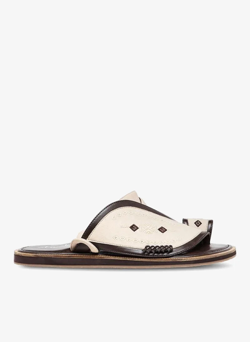 الواحة صنادل رجالية مطرزة تشكيلة رمضان