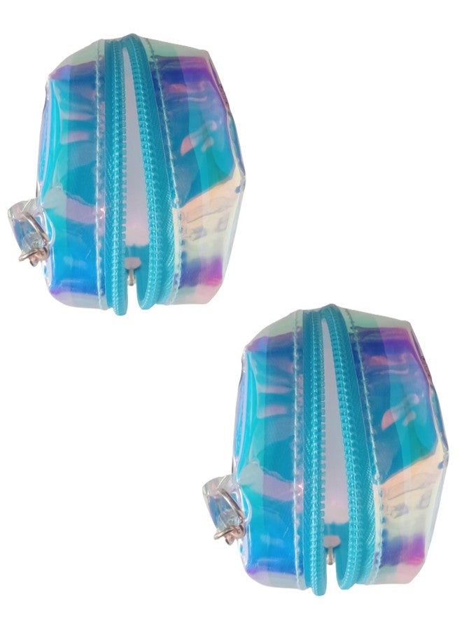 ZOKCY® (Pack of 2 Pcs) Cute Small Rainbow Unicron Purse for Girls with Chain/Stylish Unicorn Purse for Girls/Handbag/Sling Bag/Purse/Expression Bag/Birthday Return Gift for Kids - Image 4