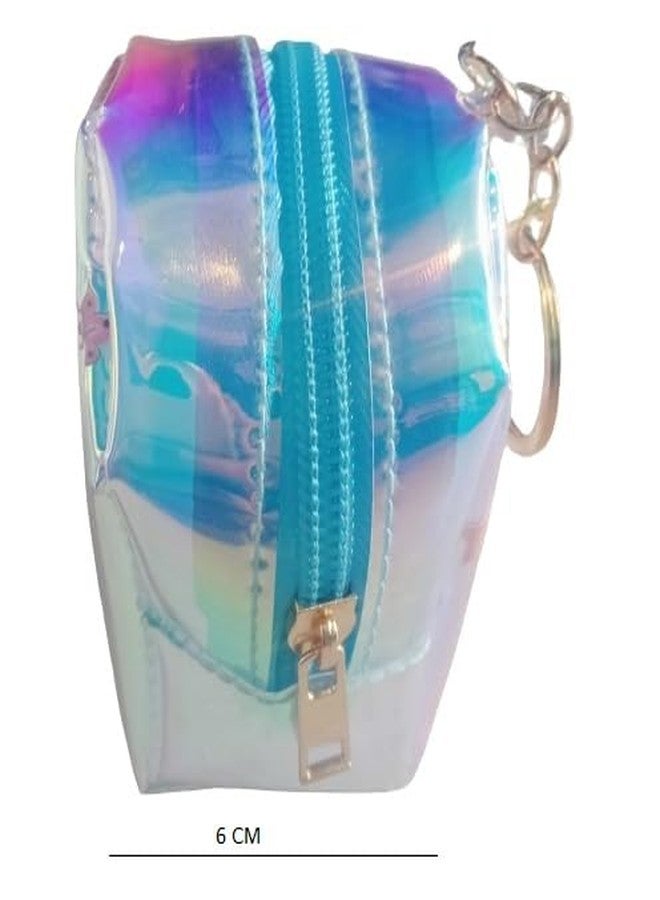 ZOKCY® (Pack of 2 Pcs) Cute Small Rainbow Unicron Purse for Girls with Chain/Stylish Unicorn Purse for Girls/Handbag/Sling Bag/Purse/Expression Bag/Birthday Return Gift for Kids - Image 3