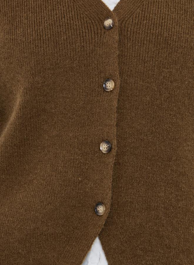Styli Sleeveless V-Neck Flat Knit Vest - Image 3