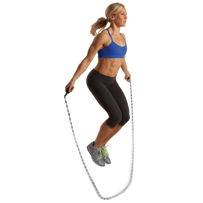 GoFit Adjustable, Segmented, Beaded Jump Rope- GoFit Jumping Rope for Adults and Children - Image 3