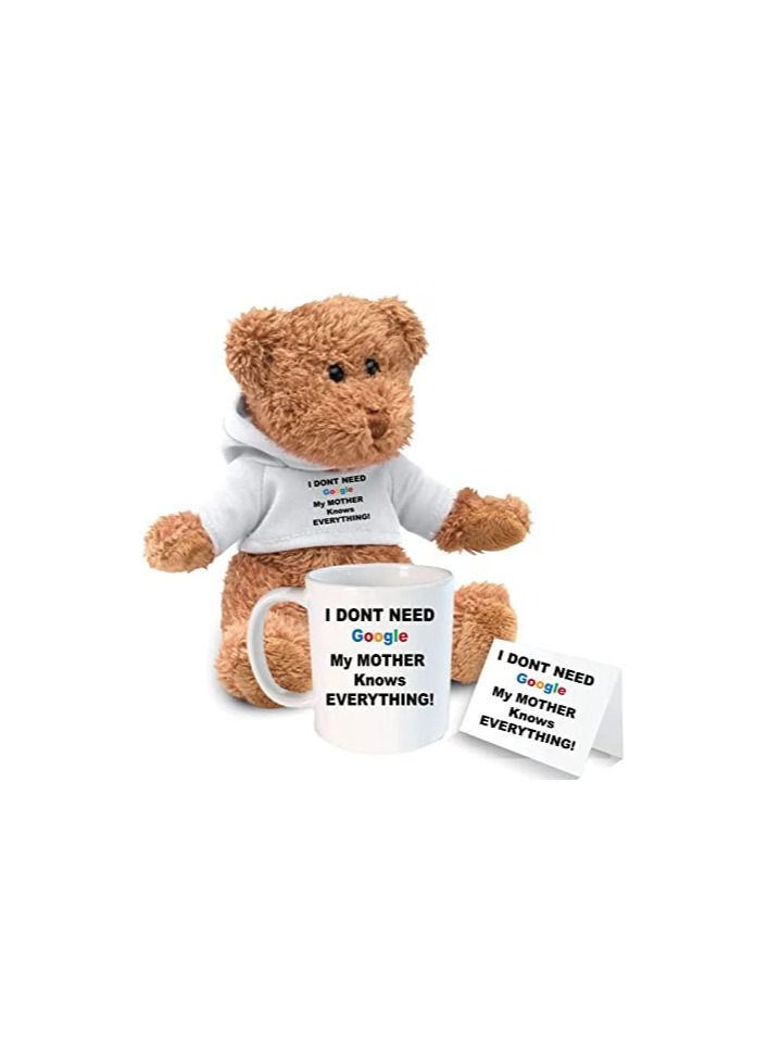 PRINTSHOP4ME Mothers day special Teddy Gift set for Mom Design 8  - Image 1