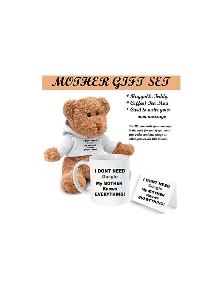 PRINTSHOP4ME Mothers day special Teddy Gift set for Mom Design 8  - Image 2