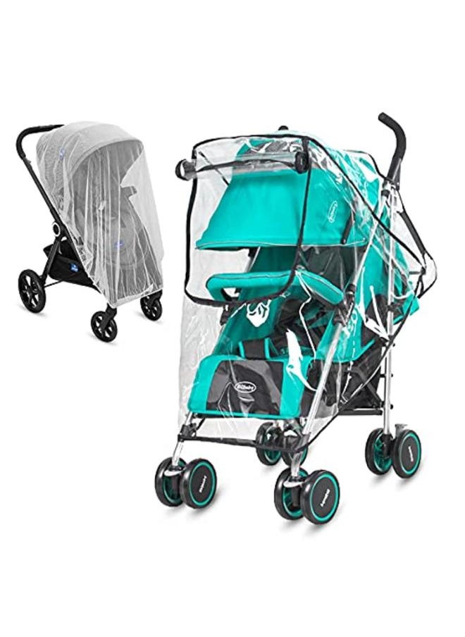 Moro Moro Universal Baby Mosquito Net for Strollers & Carriers – Breathable, Elastic Fit  - Image 1
