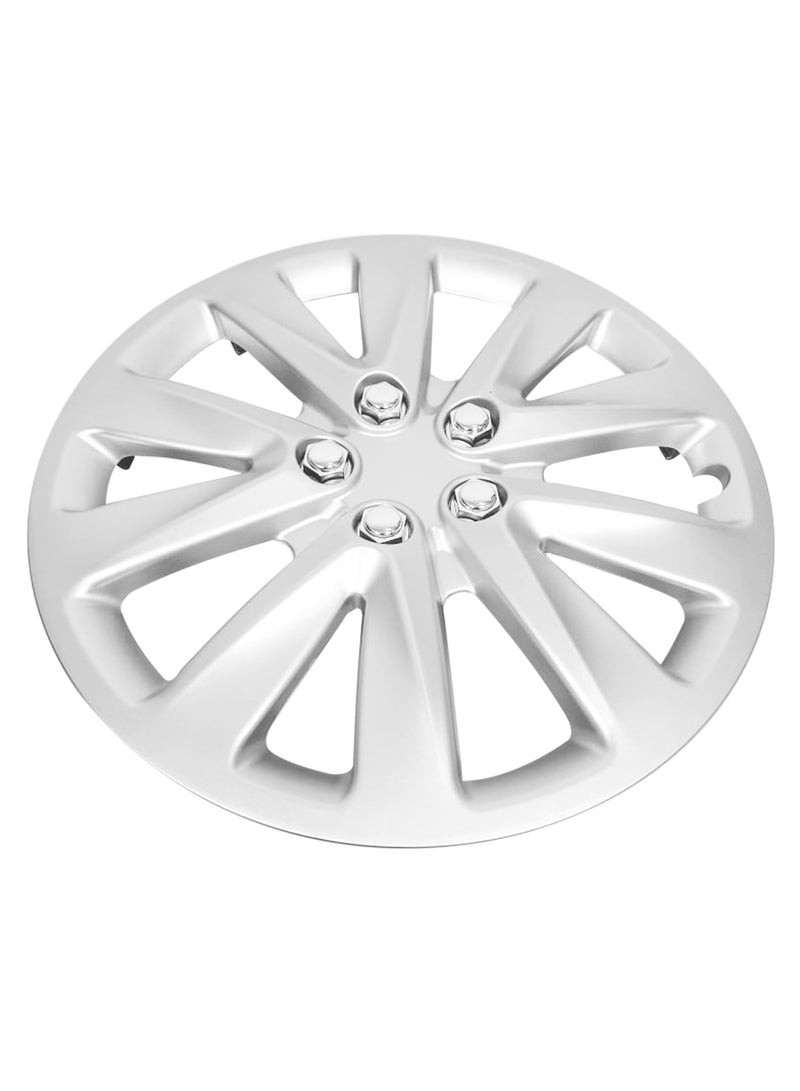 Pistol Wheel Cover Kit 15 Inch Hubcaps Set of 4PC Automotive Wheel Cap with Universal Fit - Pistol Silver Colour High Quality WJ-5070-A-15 - Image 5
