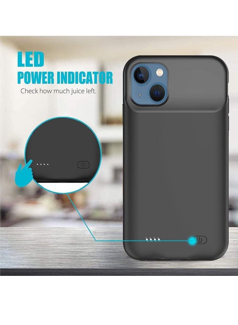 BORTONY iPhone 14 Battery Case Cover for Black - 3500mAh - Image 3