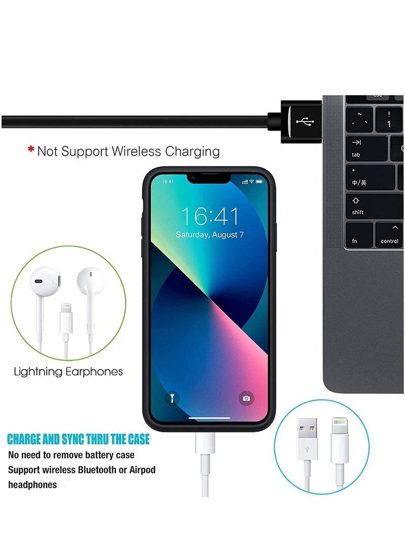 BORTONY iPhone 14 Battery Case Cover for Black - 3500mAh - Image 4