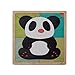 EKOPLAY Pink Nosed Panda Wooden Puzzle 19 Pieces Jigsaw Puzzle Endangered Animals for Kids 3 Years and Above - Image 3
