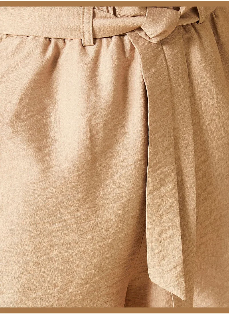 KOTON Belted Shorts