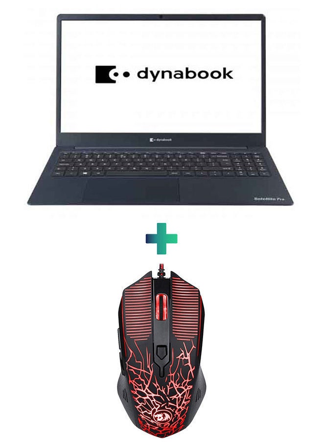 dynabook - Satellite Pro C50-H-114 Laptop With 15.6 inch Display Core i7 Processor 8 GB RAM 512 GB SSD Intel Iris/Iris Plus Graphics With REDRAGON Gaming Mouse - Image 1