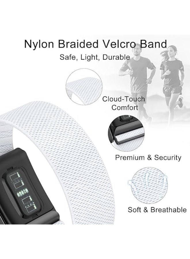 سوار رياضي من النايلون متوافق مع حزام Whoop 4.0 للرجال والنساء، سوار بديل قابل للتعديل ومقاوم للماء وجيد التهوية وناعم ومتين - Image 3