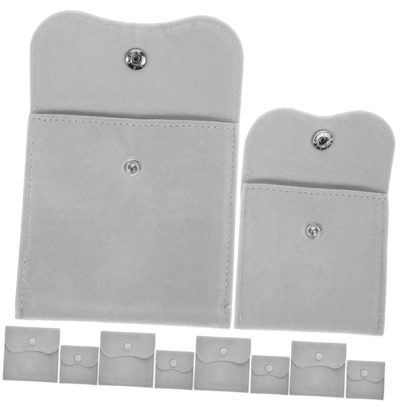 10 Pcs Small Jewelry Storage Bags Lint Material For Necklaces Bracelets Rings Earrings - Image 2