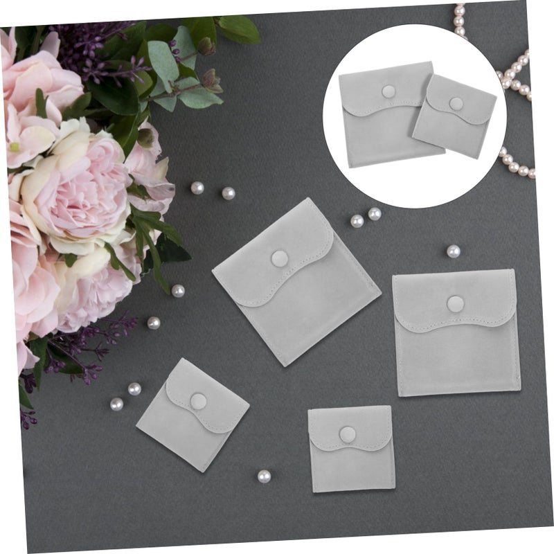 10 Pcs Small Jewelry Storage Bags Lint Material For Necklaces Bracelets Rings Earrings - Image 5