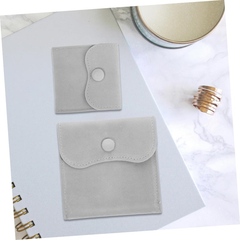 10 Pcs Small Jewelry Storage Bags Lint Material For Necklaces Bracelets Rings Earrings - Image 4