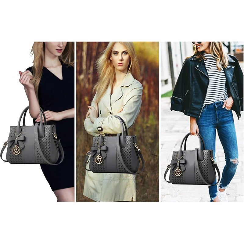 Jeniulet Purses and Handbags for Women Fashion Ladies PU Leather Top Handle Satchel Shoulder Tote Bags - Image 2