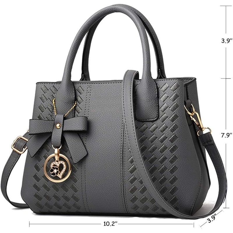 Jeniulet Purses and Handbags for Women Fashion Ladies PU Leather Top Handle Satchel Shoulder Tote Bags - Image 3