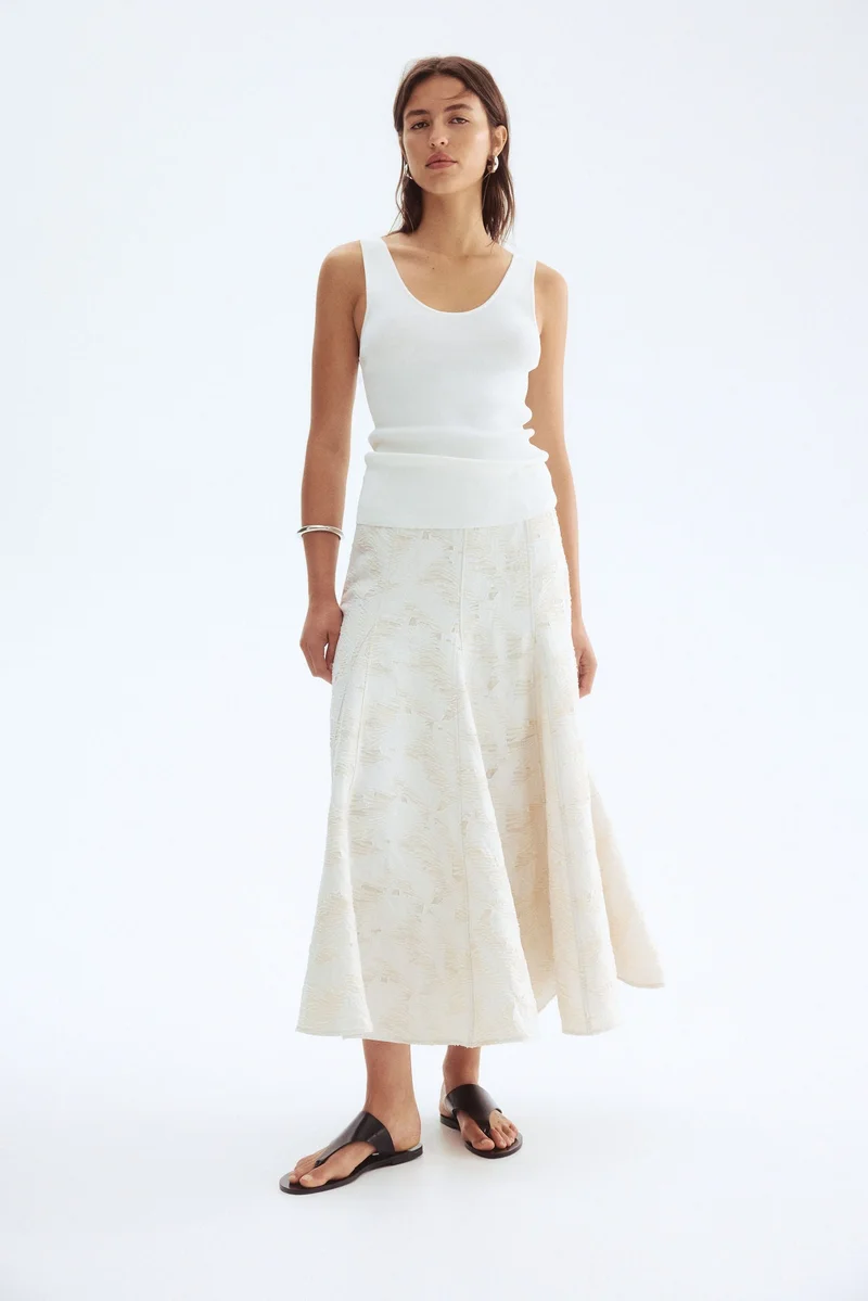 H&M Jacquard-weave skirt