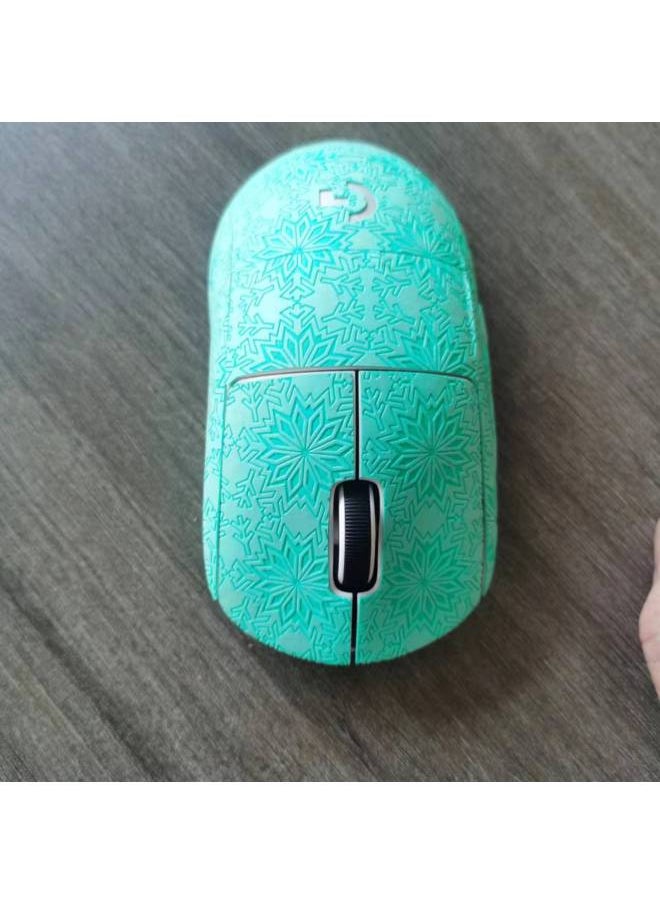 Generic - Gpw Generation II Snow Pattern All-inclusive Mouse Anti-slip Stickers Logitech Mouse Sweat-absorbent Special Mouse Stickers For E-sports-Color:Printing Set Black - Image 1
