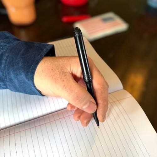 Pokka The USA Made Pocket Pen – 8 Pack – compact, affordable, lightweight, EDC black ink ballpoint pen – waterproof and floats – carries small, writes big (Black) - Image 3