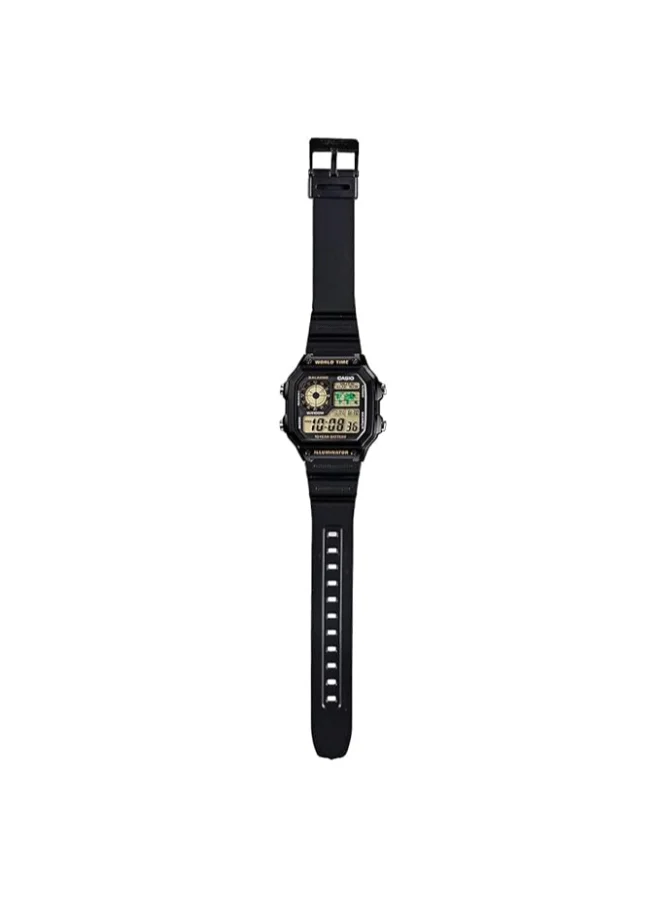 كاسيو Men's ساعة كاسيو رقمية للرجال AE-1200WH-1BVDF - 45 مم للرجال