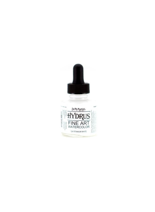 Dr. Ph. Martin's - Hydrus Fine Art Watercolor (12H) Watercolor Bottle 1.0 Oz Titanium White 1 Bottle - Image 1