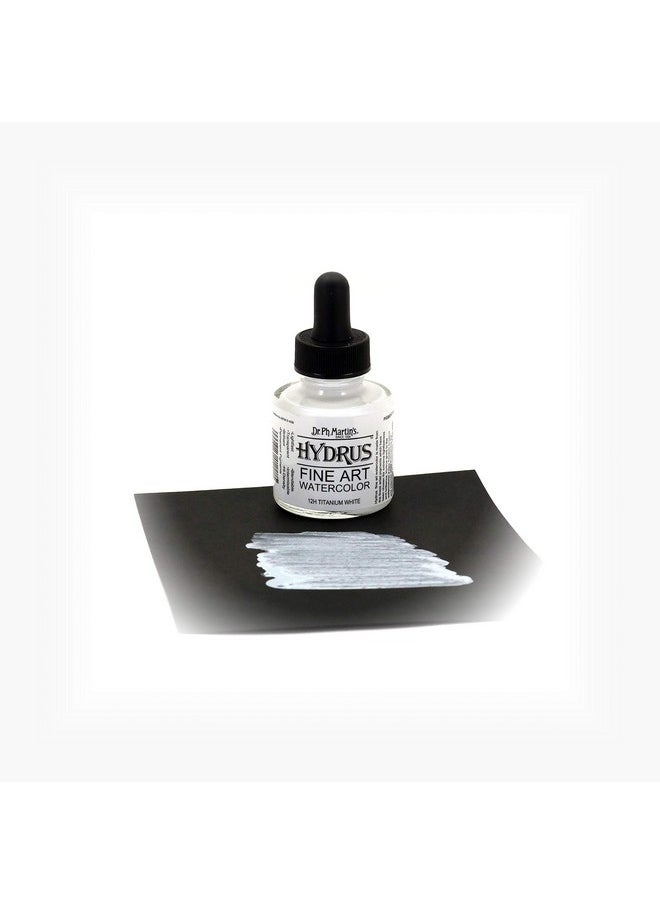 Dr. Ph. Martin's - Hydrus Fine Art Watercolor (12H) Watercolor Bottle 1.0 Oz Titanium White 1 Bottle - Image 1